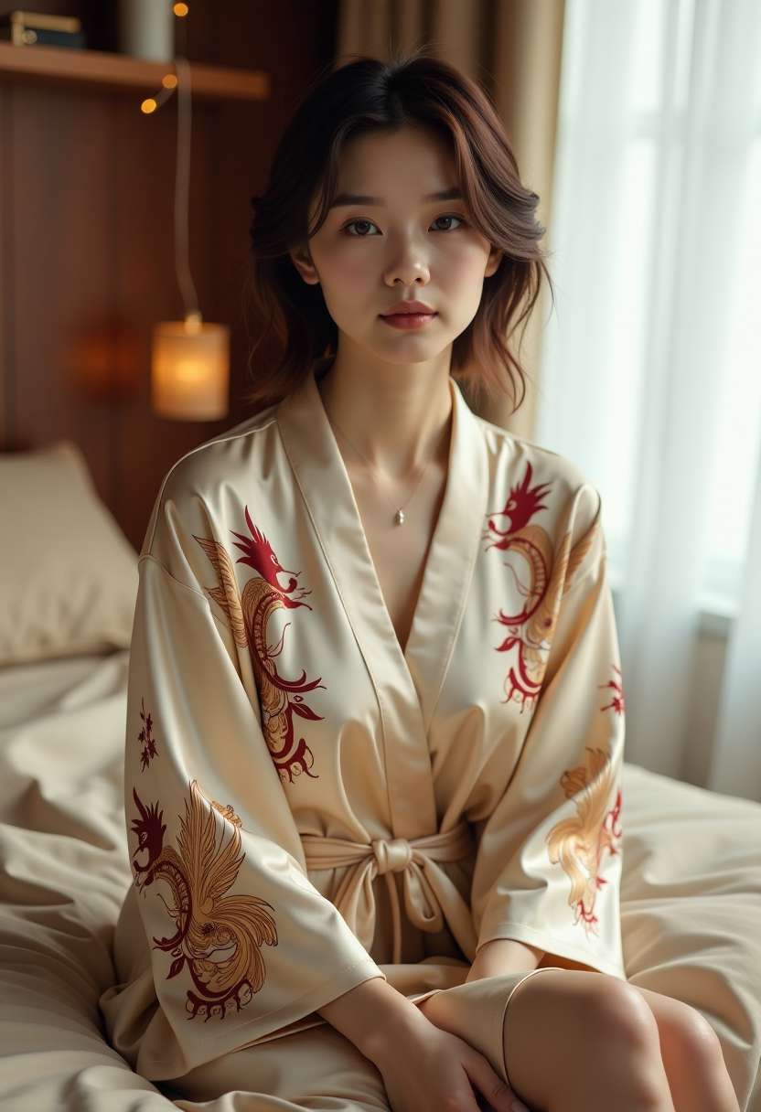 长街灯火竖版海报